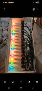 Vintage Kerstverlichting met Gekleurde Lampjes, Ophalen of Verzenden, Gebruikt