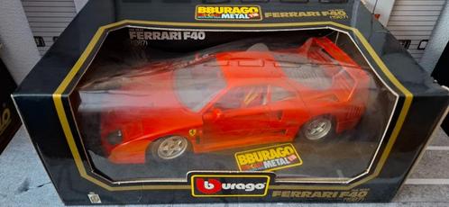 1.18 ferrari f40, Hobby en Vrije tijd, Modelauto's | 1:18, Zo goed als nieuw, Auto, Bburago, Ophalen of Verzenden