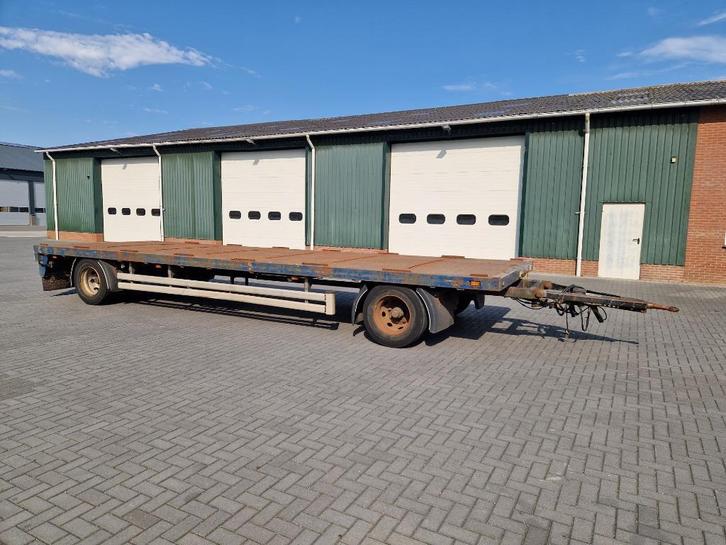 Floor open laadvloer aanhanger 2 asser, Auto's, Vrachtwagens, Bedrijf, LED verlichting, Aanhangers en Opleggers, Blauw, BTW verrekenbaar