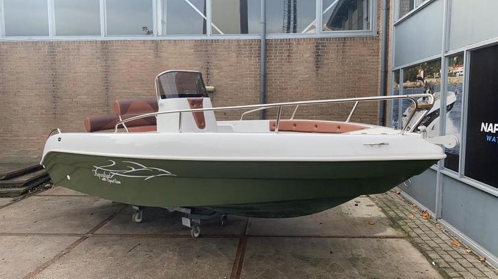 Nieuwe aquabat sportline 19, Watersport en Boten, Vis- en Consoleboten, Nieuw, 3 tot 6 meter, Benzine, Buitenboordmotor, Polyester