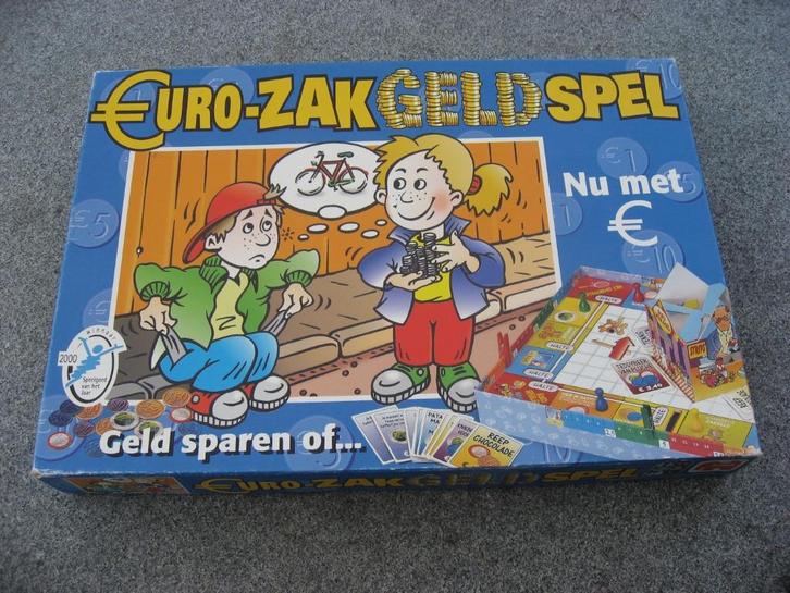 zgan leerzaam en leuk Euro zakgeld spel van Jumbo, Hobby en Vrije tijd, Gezelschapsspellen | Bordspellen, Zo goed als nieuw, Een of twee spelers