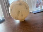 Art deco lamp gemarmerd melkglas, Ophalen of Verzenden, Minder dan 50 cm