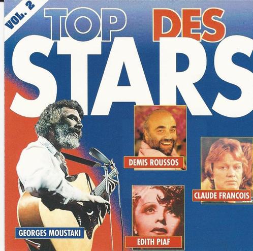 Top des stars - Vol. 2 / Moustaki,Claude Francois = 2,99, Cd's en Dvd's, Cd's | Franstalig, Zo goed als nieuw, Ophalen of Verzenden