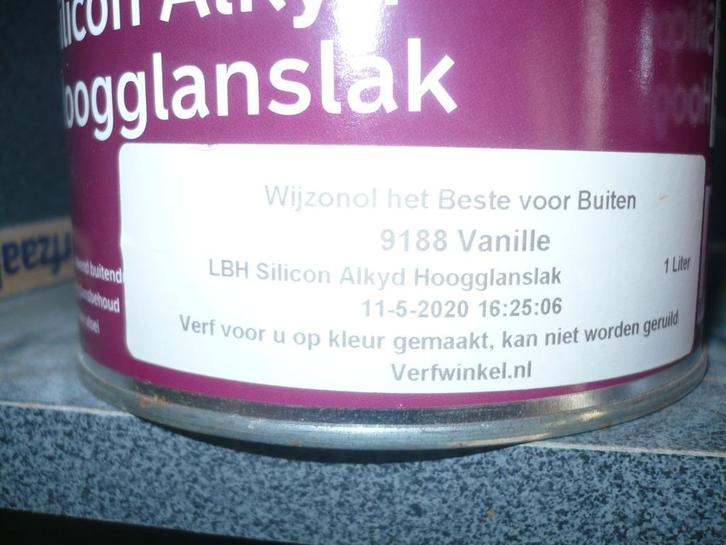 2 literbussen lbh lakverf van wijzenol op kleur, Doe-het-zelf en Verbouw, Verf, Beits en Lak, Nieuw, Verf, Minder dan 5 liter