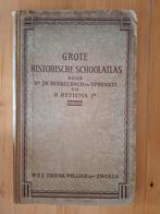 Grote Historische Schoolatlas - 1941, Boeken, Gelezen, Dr. J.W. Berkelbach v.d. Sprekel & H. Hettema Jr., Overige atlassen, Ophalen of Verzenden