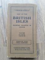 map of the British isles 1940, Boeken, Atlassen en Landkaarten, Ophalen of Verzenden, 1800 tot 2000, Nederland, Landkaart