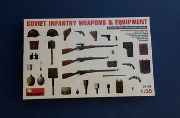 MINIART 35102 Soviet Infantry Weapons & Equipment 1/35 beschikbaar voor biedingen