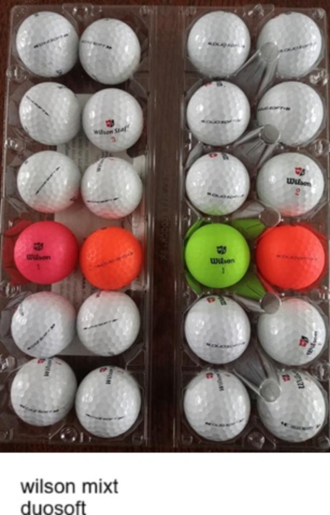 Golfballen WILSON duo soft zo goed als nieuw 24 stuk, Sport en Fitness, Golf, Zo goed als nieuw, Bal(len), Ophalen of Verzenden