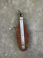 HYE Tufnol 2-schijfs  vioolblok 125 mm met wartel, Ophalen, Gebruikt, Lijn of Blok