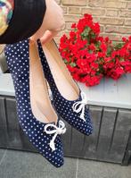 Peter Kaiser Ballerina's Polkadot - Maat 38.5 - Nieuwstaat, Kleding | Dames, Schoenen, Peter Kaiser, Blauw, Nieuw, Ballerina's