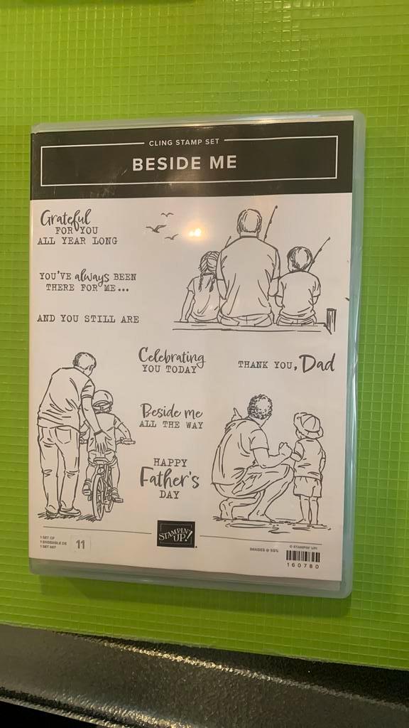 Beside Me Stempelset Stampin Up NIEUW, Hobby en Vrije tijd, Stempelen, Nieuw, Clearstamp, Ophalen of Verzenden