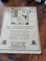 Advertentie van Lux afwasmiddel Lever zeep mij Vlaardingen, Verzamelen, Merken en Reclamevoorwerpen, Ophalen of Verzenden, Gebruikt
