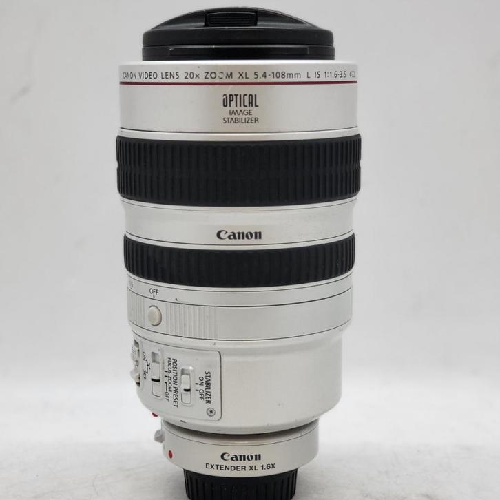Canon Extender XL 1.6x 20x Zoom XL 5.4-108MM Video Lens - In, Audio, Tv en Foto, Fotografie | Lenzen en Objectieven, Zo goed als nieuw