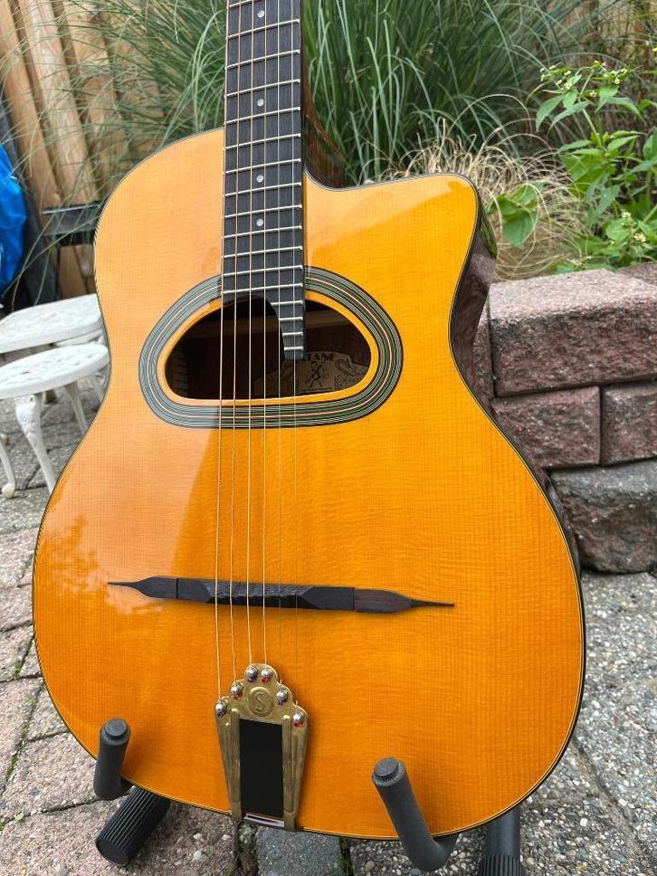gypsy gitaar gitane, Muziek en Instrumenten, Snaarinstrumenten | Gitaren | Akoestisch, Zo goed als nieuw, Western- of Steelstringgitaar