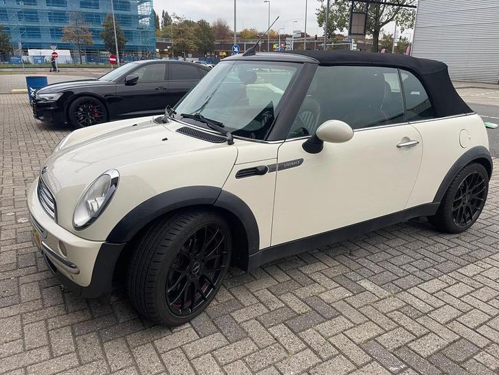Mini 1.6 16V ONE Cabrio 2008 Wit, Auto's, Mini, Particulier, Cabrio, ABS, Airconditioning, Alarm, Autonomous Driving, Centrale vergrendeling