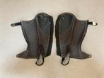 Nieuwe lederen QHP chaps Houston bruin, maar junior 3 (xxxs), Dieren en Toebehoren, Paardrijkleding, Nieuw, Ophalen of Verzenden