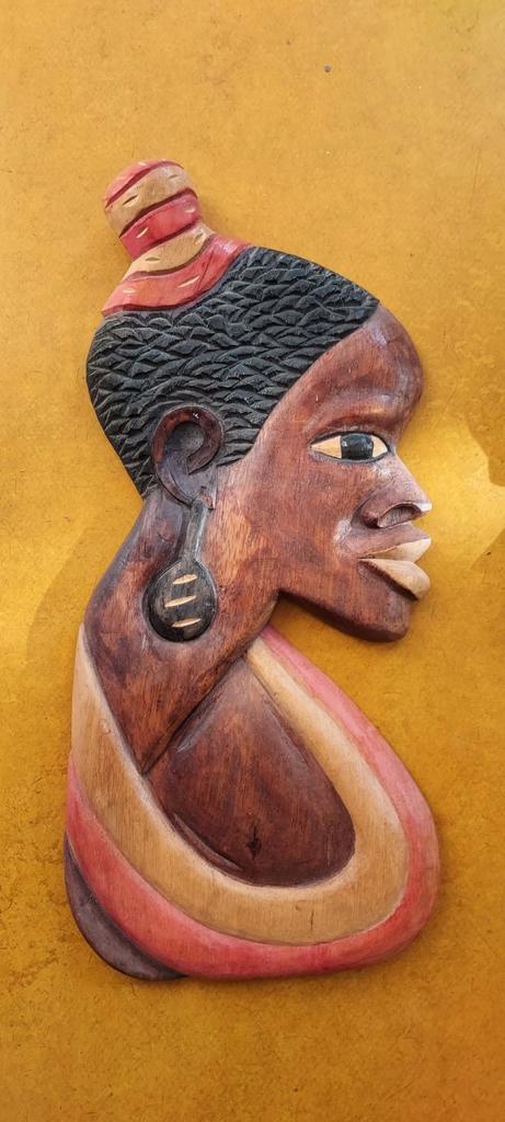 Afrikaanse Houten Wandborden, Antiek en Kunst, Kunst | Beelden en Houtsnijwerken, Ophalen