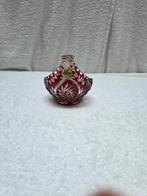 Boheemse Chamberry vaasje, Antiek en Kunst, Antiek | Glas en Kristal, Ophalen of Verzenden