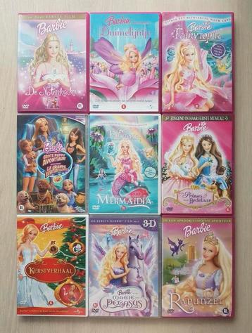 9x Barbie DVD | Notenkraker | Mermaidia | Prinses | Kerst