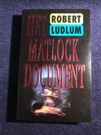 Boek: Het Matlock document-Robert Ludlum., Amerika, Ophalen of Verzenden, Robert Ludlum, Zo goed als nieuw