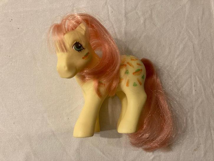 Munchy Hamburger My Little Pony MLP G1 geel ZELDZAAM!, Kinderen en Baby's, Speelgoed | My Little Pony, Zo goed als nieuw, Ophalen of Verzenden