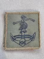 Borstpatch 105 brugcie nr 2, Ophalen of Verzenden, Landmacht, Nederland, Embleem of Badge