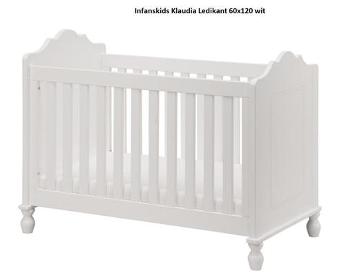 Infanskids Klaudia Ledikant 60x120wit NIEUW IN DE VERPAKKING, Kinderen en Baby's, Babywiegjes en Ledikanten, Nieuw, Ledikant, Ophalen