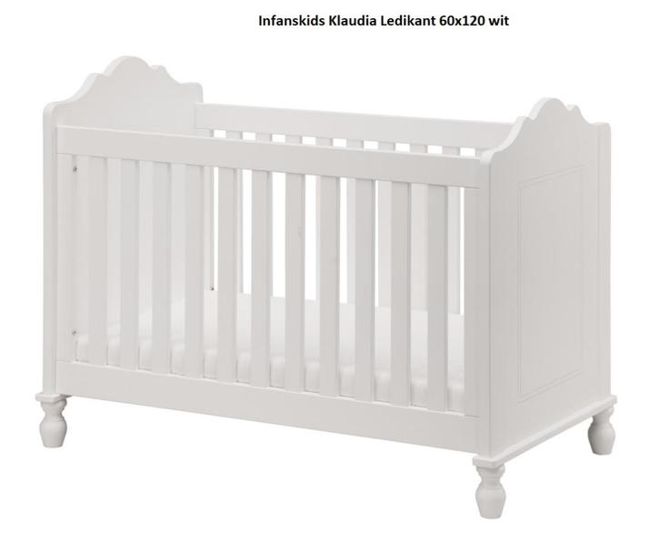 Infanskids Klaudia Ledikant 70x140wit NIEUW IN DE VERPAKKING, Kinderen en Baby's, Babywiegjes en Ledikanten, Nieuw, Ledikant, Ophalen