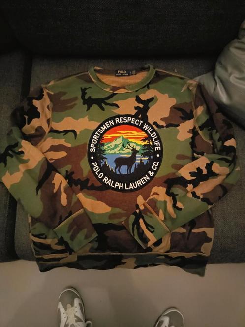 Polo Ralph Lauren Sportsman trui maat L, Kleding | Heren, Truien en Vesten, Zo goed als nieuw, Maat 52/54 (L), Ophalen of Verzenden