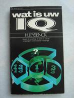 Wat is uw IQ  -  H.J. Eysenck, Boeken, Psychologie, Gelezen, H.J. Eysenck, Ophalen of Verzenden