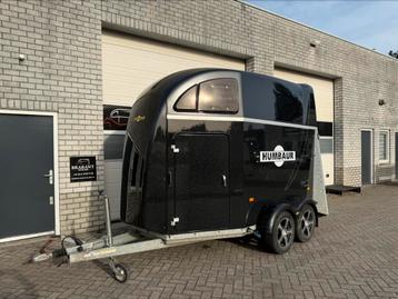Nette Humbaur Zephir Aero 2 paards paardentrailer zadelkamer beschikbaar voor biedingen
