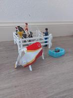 Schleich 42443 set met paard, rijder, begeleider+accessoires, Ophalen of Verzenden, Zo goed als nieuw, Overige typen