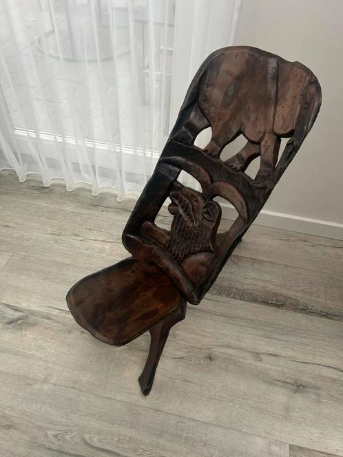 Afrikaanse Palaver stoel, nu 25 euro, Antiek en Kunst, Kunst | Niet-Westerse kunst, Ophalen of Verzenden