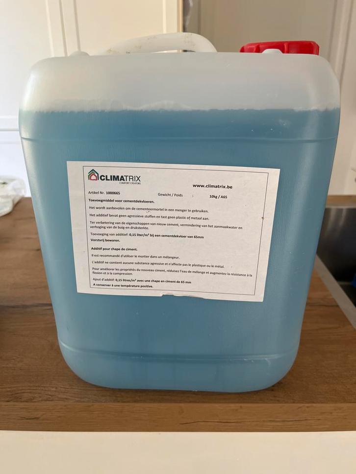 Climatrix Toevoegmiddel Cementdekvloer 10kg - Nieuw, Doe-het-zelf en Verbouw, Overige Doe-het-zelf en Verbouw, Nieuw, Ophalen