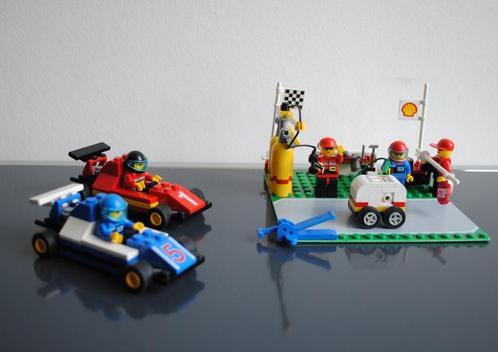 Lego set no. 2554: Formula 1 pit stop uit 1998 - vintage, Kinderen en Baby's, Speelgoed | Duplo en Lego, Zo goed als nieuw, Lego