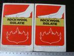 2x sticker rockwool isolatie Lapinus rotterdam, Verzenden, Zo goed als nieuw, Merk