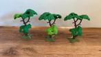 Playmobil losse onderdelen kleine bomen met drie bladeren, Ophalen of Verzenden, Gebruikt, Los playmobil