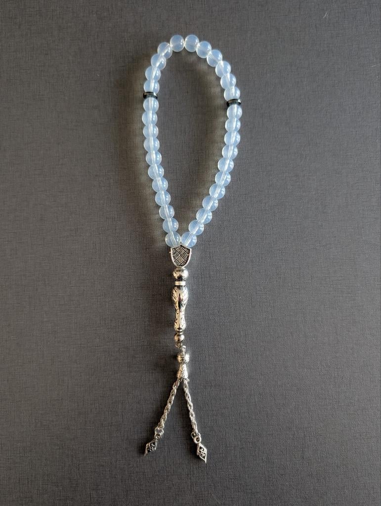 Nieuwe Tespih Gebedsketting, Met hanger, Blauw, Nieuw, Ophalen of Verzenden