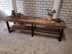 SIDETABLE INDUSTRIEEL, 25 tot 50 cm, INDUSTRIEEL, 150 tot 200 cm, Rechthoekig