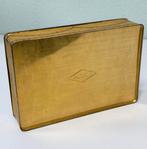 Vintage brocante koekjes blik PAREIN engeltjes goudkleur, Verzamelen, Ophalen of Verzenden, Zo goed als nieuw, Koek(jes)