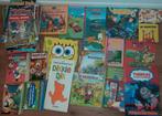 Doos vol kinderboekjes en stapel strips, bijna gratis, Boeken, Kinderboeken | Kleuters, Gelezen, Fictie algemeen, Ophalen