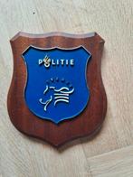 Houten plaquette met embleem vd politie Twente, Antiek en Kunst, Ophalen of Verzenden