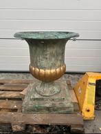 Brocante Bronze Tuinvaas Jardiniere Medici, Ophalen, Gebruikt