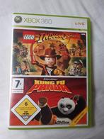 Xbox 360 Indiana Jones en Kung Fu Panda 7+, Spelcomputers en Games, Games | Xbox 360, Vanaf 7 jaar, Avontuur en Actie, Gebruikt