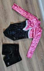 Velours turnpakje met broekje, Sport en Fitness, Ophalen of Verzenden, Gebruikt, Turnpak(je)