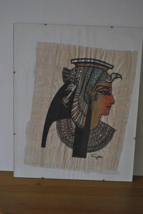 Schilderij, afbeelding op papier, Egypte, Antiek en Kunst, Kunst | Niet-Westerse kunst, Ophalen of Verzenden