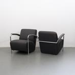 2x Leolux Scylla Antraciet Grijze Stof, Huis en Inrichting, Fauteuils, Niet ingevuld, Ophalen of Verzenden, Zo goed als nieuw