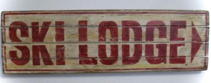 Diverse handgeschilderd borden/ Apres Ski Lodge /wintersport, Huis en Inrichting, Woonaccessoires | Wanddecoraties, Nieuw, Ophalen of Verzenden