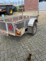 Gebruikte aanhangwagen, eigen bouw met zware as, Ophalen of Verzenden, Gebruikt