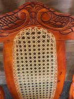 NIEUWE MAHONIE HOUTEN SCHOMMELSTOEL Flamant, Huis en Inrichting, Stoelen, Ophalen, Gielen, Bruin, Nieuw